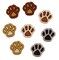 Buttons Galore and More Craft & Sewing Buttons - Paw Prints - 24 Buttons